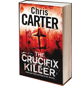 author carter chris behavior psychologist introduces criminal killer crucifix novel hunter robert website